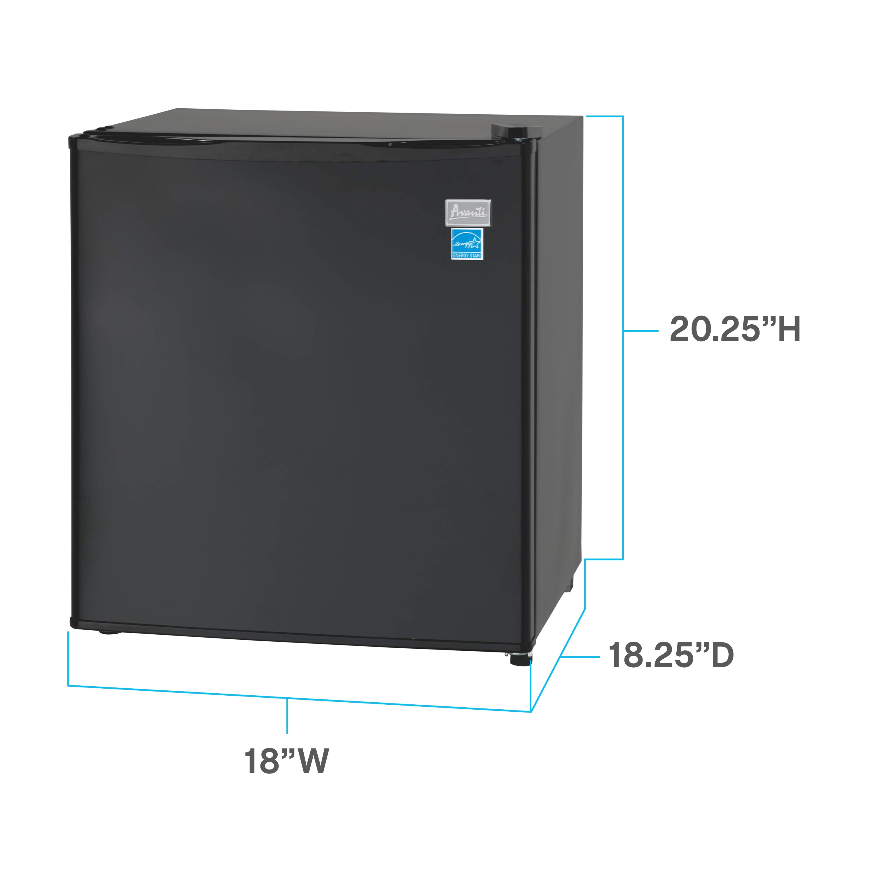 Frestec 3.1 Cu.Ft Mini Fridge with Freezer, Compact Reversible Door Refrigerator, Energy Efficient, Adjustable Temperature, Ideal for Bedroom, Dorm