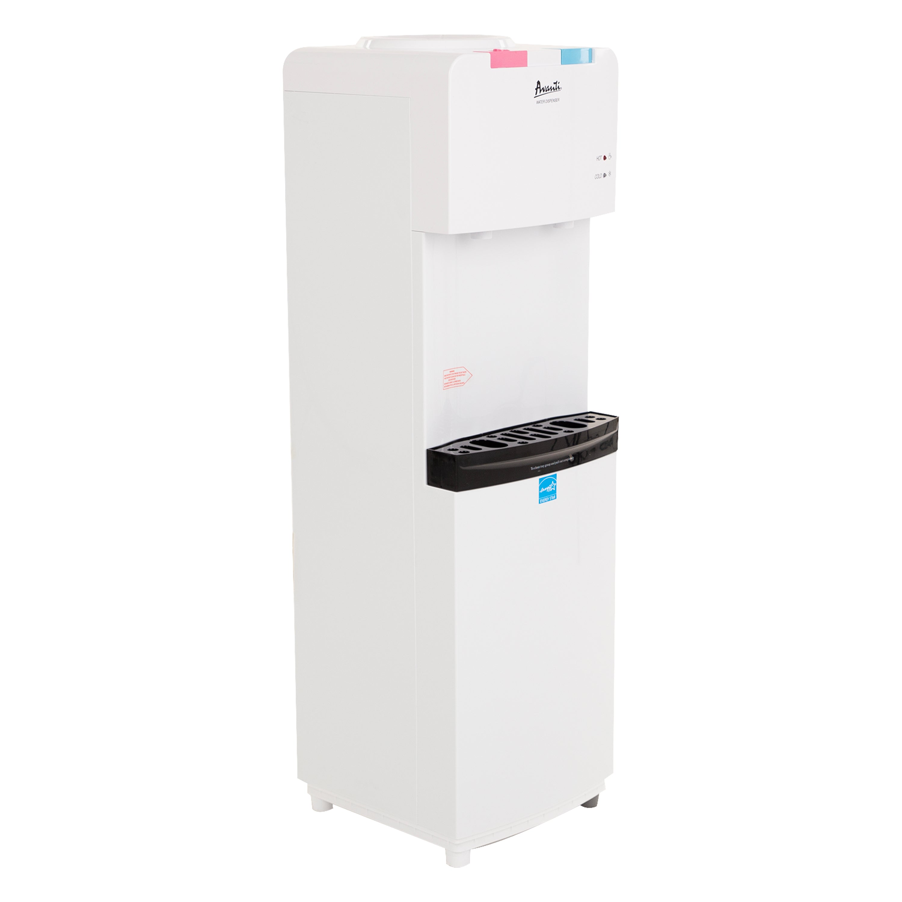 Great Value Top Loading Hot, Cold Temperature Water Dispenser, White Water  Cooler 