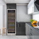 Avanti DESIGNER Series Wine Cooler, 165 Bottle Capacity, in Stainless Steel