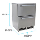 Avanti ELITE Series Indoor/Outdoor Undercounter Drawer Refrigerator