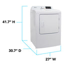 Avanti Front Load Gas Vented Clothes Dryer, 7.0 cu. ft. Capacity