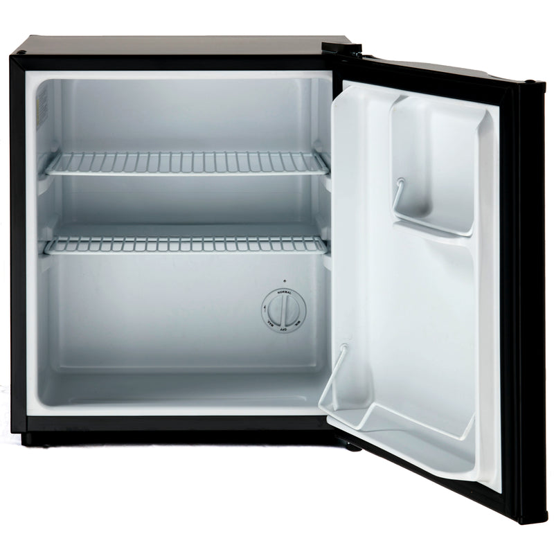 Dorm Room Refrigerator, Black, Compact Fridge, Mini, 1.7 Cu ft, Reversible  Door