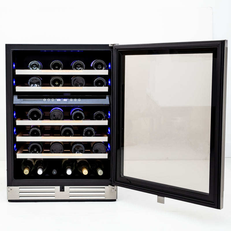 Avanti ELITE Series Dual-Zone Wine Cooler, 46 Bottle Capacity