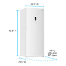 Avanti MaxxSpace Garage-Ready 23 cu. ft. Convertible Upright Freezer