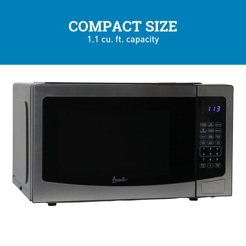 Avanti Microwave Oven, 1.1 cu. ft. Capacity