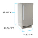 Avanti ELITE Series Outdoor Built-In Ice Maker