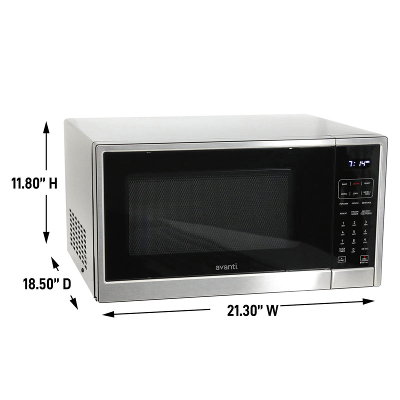 Avanti Microwave Air Fry, Convection Oven 3-in-1, 1.3 cu. ft. Capacity