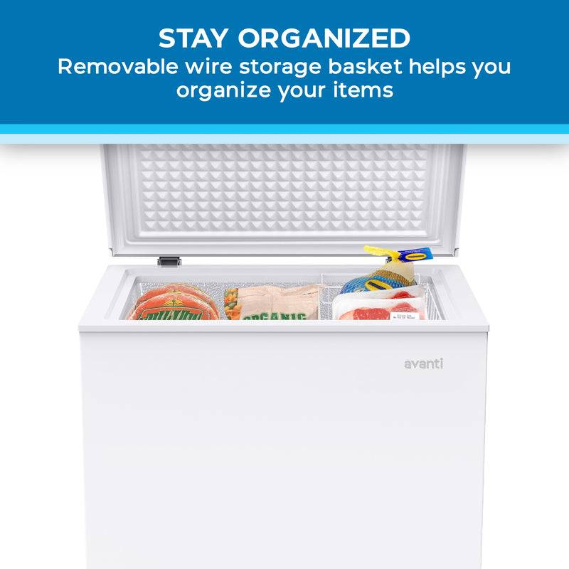 Avanti 5.0 cu. ft. Garage Ready Convertible Chest Freezer