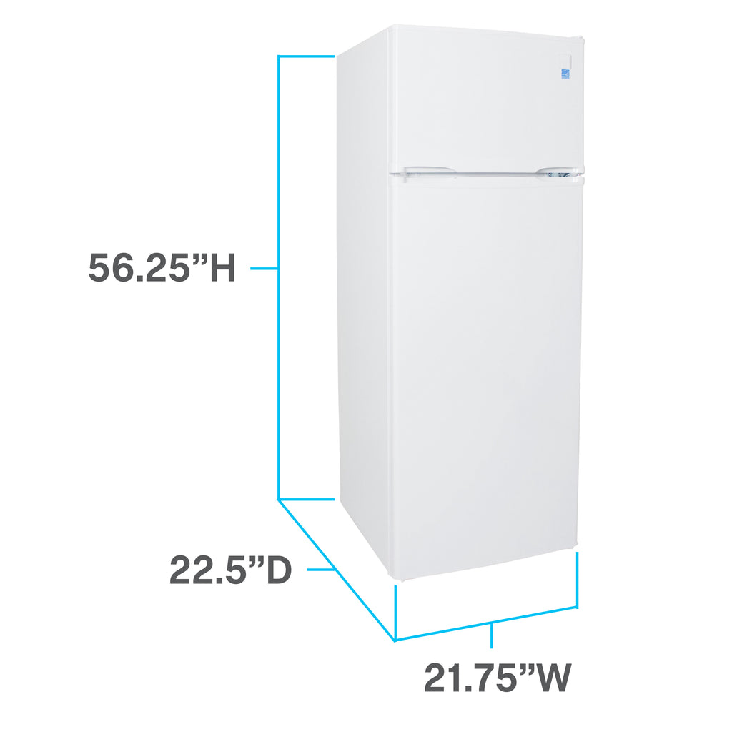 Avanti RA730B0W 7.3 Cu. ft. Apartment Size Refrigerator - White