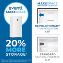 Avanti MaxxSpace Garage Ready 17 cu. ft. Frost Free Convertible Upright Freezer
