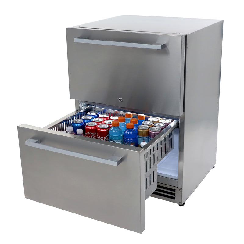 Avanti ELITE Series Indoor/Outdoor Undercounter Drawer Refrigerator