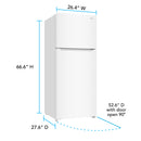 Avanti Frost-Free Apartment Size Garage-Ready Refrigerator, 14.6 cu. ft.