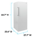 Avanti 10.8 cu ft Vertical Freezer