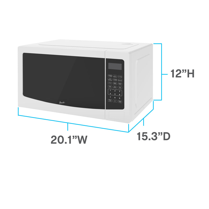 Avanti Microwave Oven, 1.1 cu. ft. Capacity, in White