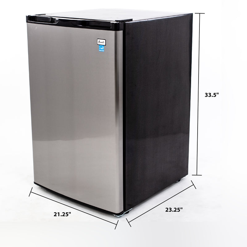 Dorm Fridge With Freezer Mini Fridge For Bedroom Small Refrigerator 4.3 cu  ft.