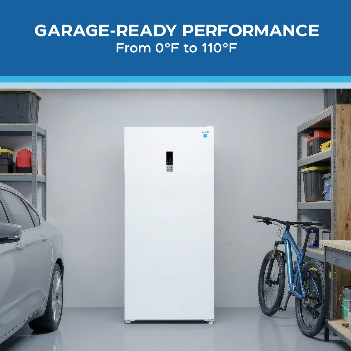 Avanti MaxxSpace Insulation™ Technology Garage-Ready Frost-Free