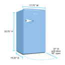 Avanti 3.0 Cu. Ft. Retro Compact Refrigerator