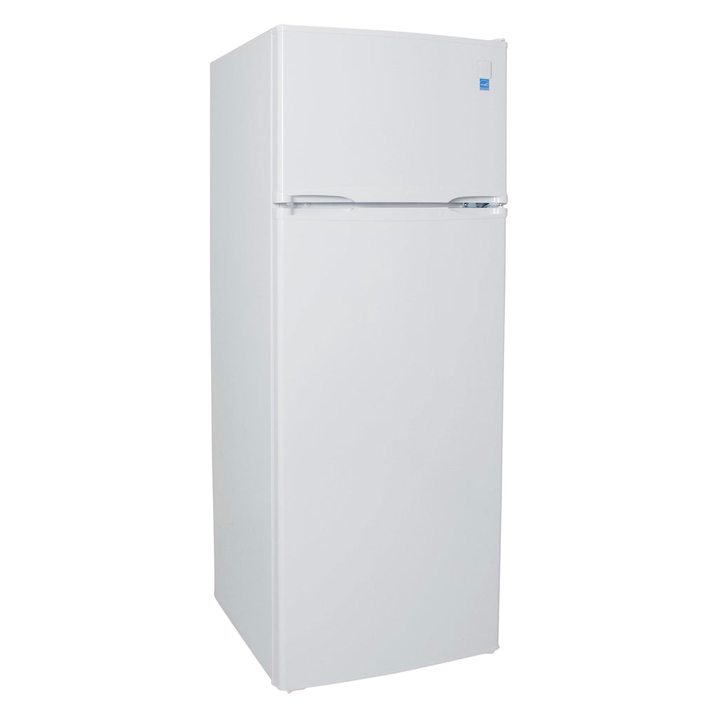 7.3 cu. ft. 2 Door Mini Fridge Freezer Apartment Size Refrigerator Small  Cooler