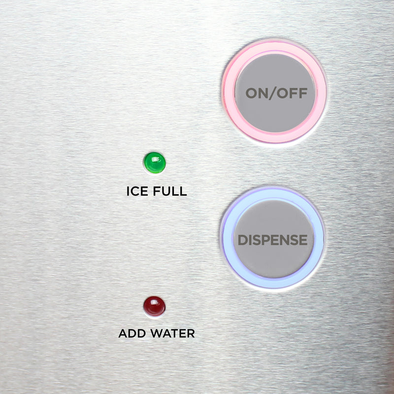 Avanti ELITE Series Countertop Nugget Ice Maker and Dispenser, 33 lbs
