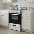 Avanti 24" Electric Range Oven with Framed Glass Door