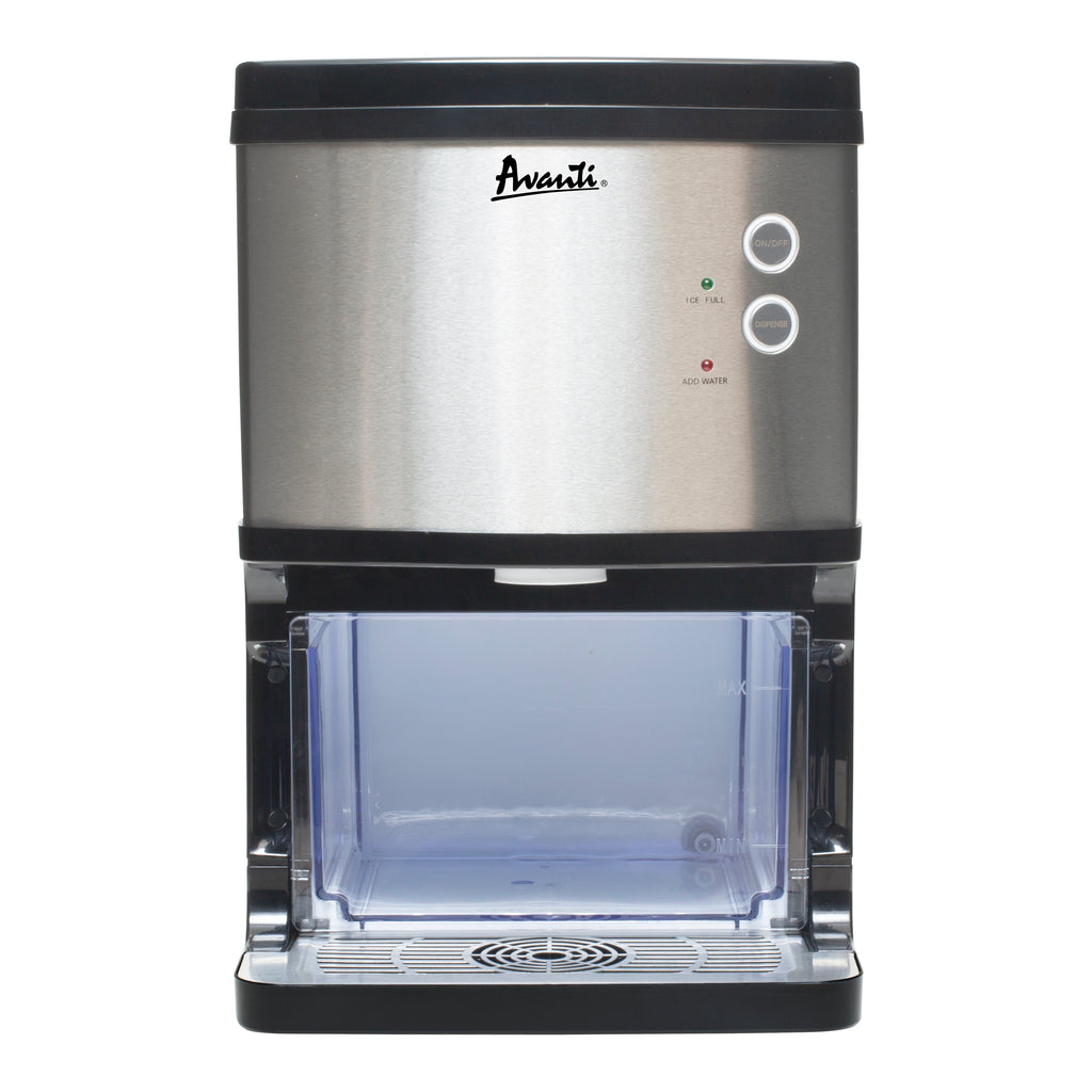Newair Countertop Nugget Ice Maker, Pieces Per Operating Cycle 9, Pounds of  Ice Per Day 30 lb, Color Family Stainless Steel, Model# NIM030SS00