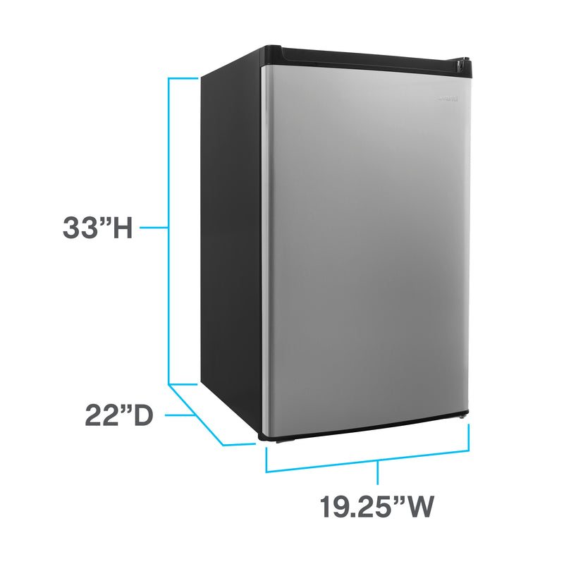 Avanti 4.4 cu. ft. Compact Refrigerator, Mini-Fridge (RM4406W)