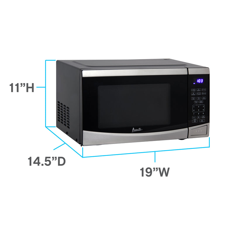 Avanti 0.9 Cu. Ft. Microwave Oven, Digital