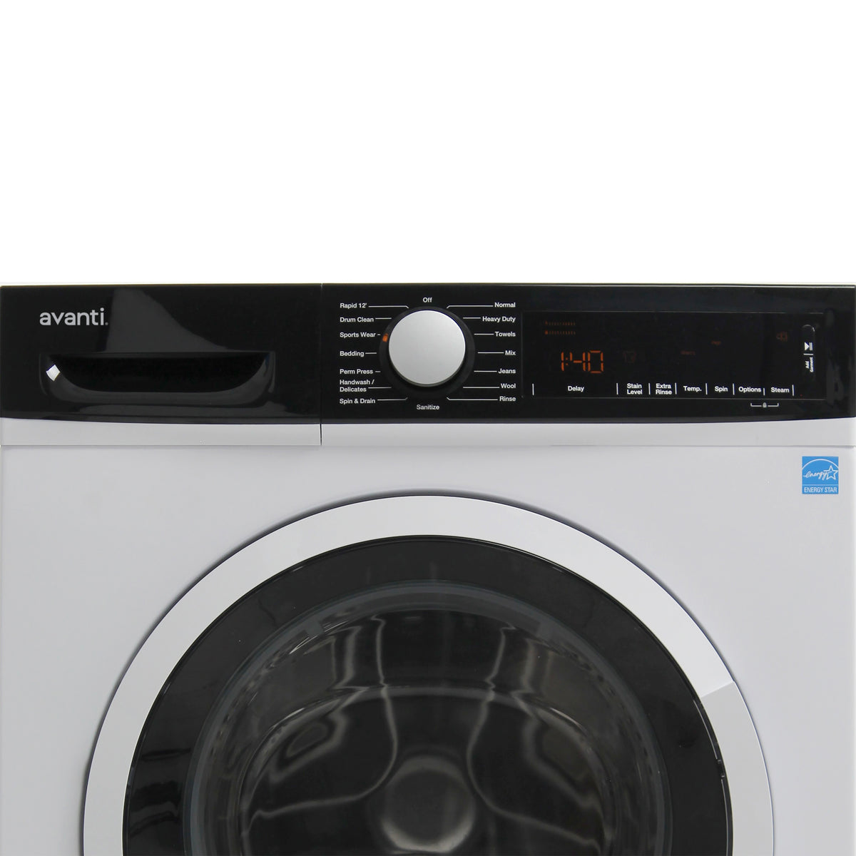Avanti Front Load Washer, 2.2 cu. ft., in White (FLW22V0W)