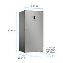 Avanti MaxxSpace Garage-Ready 17 cu. ft. Convertible Upright Freezer