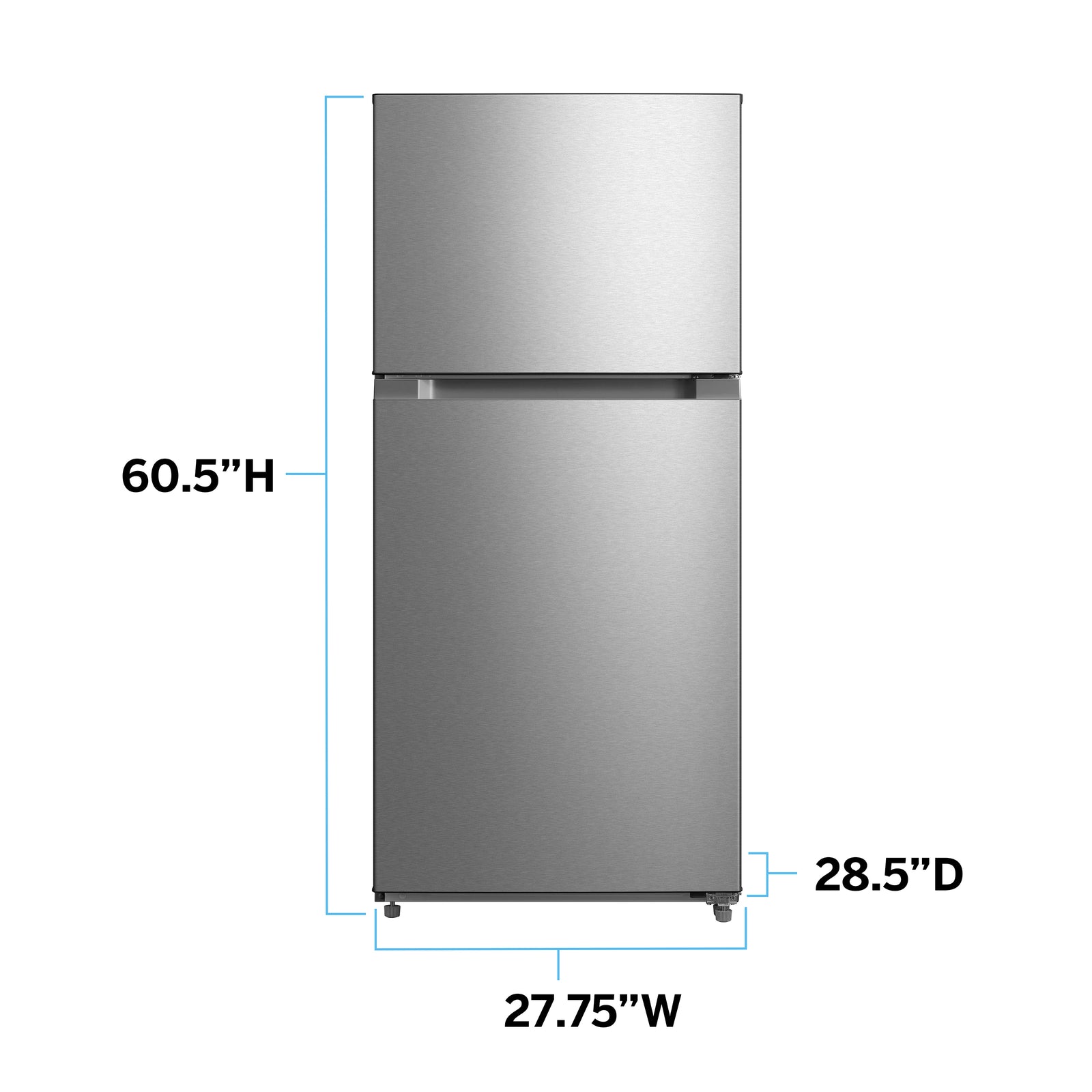 Avanti Frost Free Top Freezer Refrigerator , 14.2 cu. ft., in White ...
