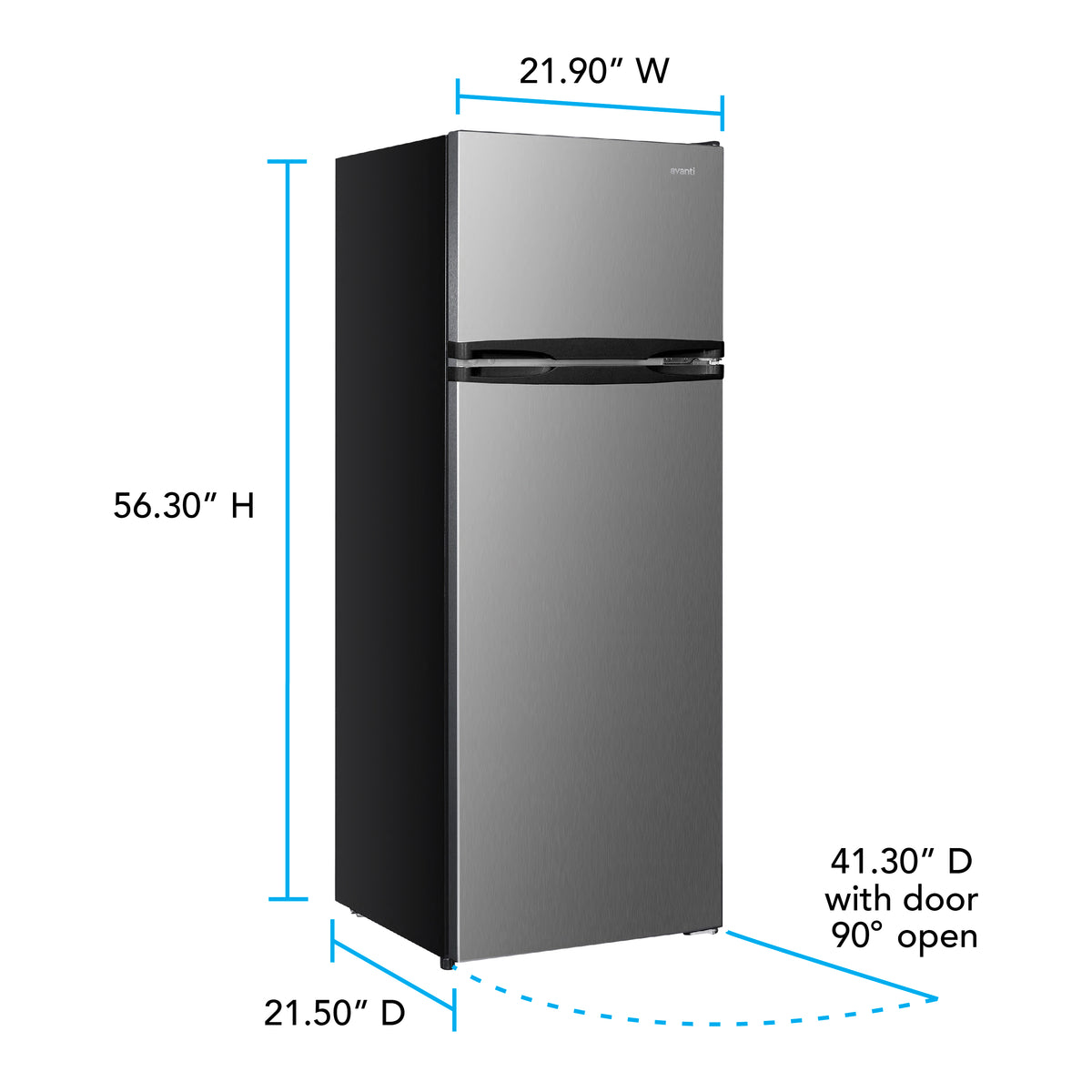 Avanti 7.5 cu. ft. Apartment Size Refrigerator