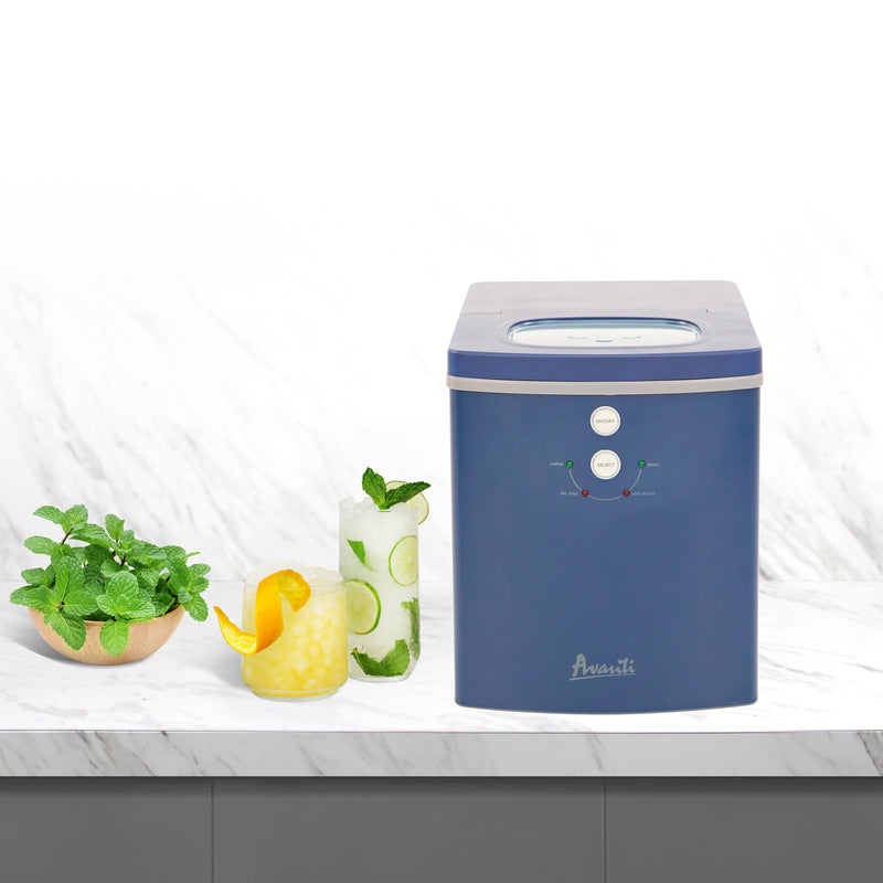 Avanti Portable Countertop Ice Maker, in Dark Blue (IM1216DBIS)