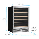 Avanti 49 Bottle Dual-Zone Wine Cooler