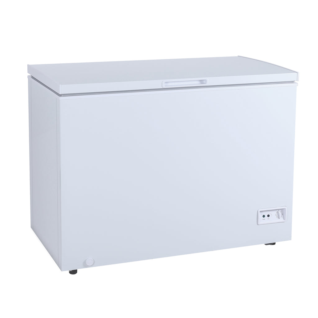  SMETA Chest Freezer 10 Cubic Feet Freezers Garage Meat Deep  Freezer with Adjustable Thermostat, Solid Top Freezers Wire Basket, 10.5 cu.  ft Large Storage for Kitchen Commercial, White : Everything Else