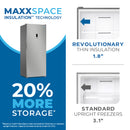 Avanti MaxxSpace Garage-Ready 23 cu. ft. Convertible Upright Freezer