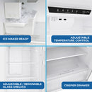 Avanti Frost-Free Apartment Size Garage-Ready Refrigerator, 14.6 cu. ft.