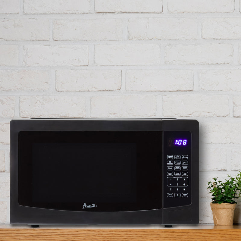 Avanti Microwave Oven, 1.1 cu. ft. Capacity, in Black