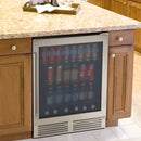 Avanti DESIGNER Series Beverage Center, 126 Can Capacity, in Stainless Steel