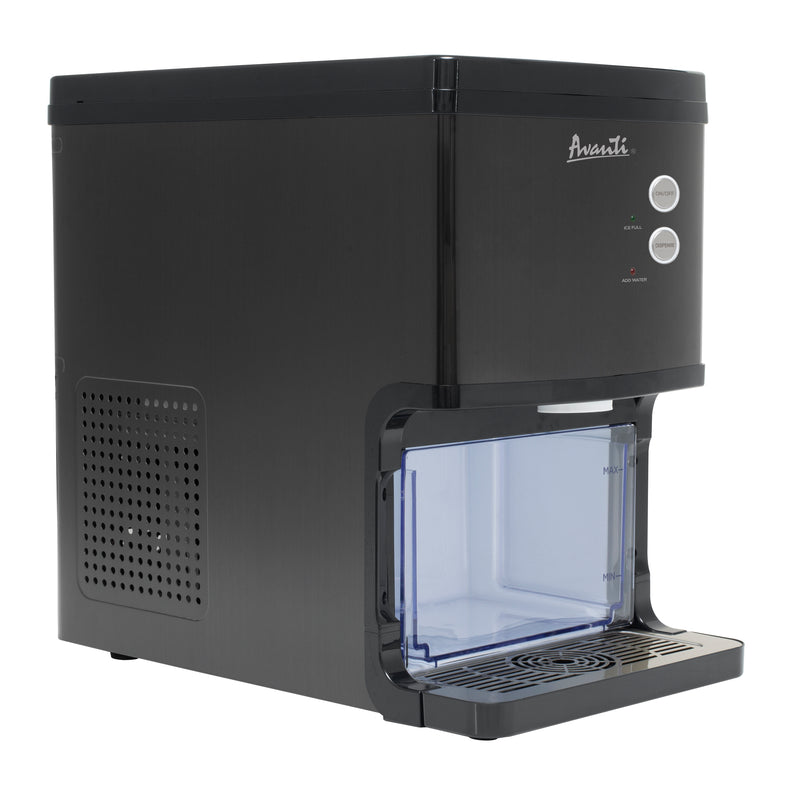 Avanti ELITE Series Countertop Nugget Ice Maker and Dispenser, 33 lbs
