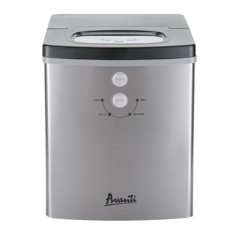 Avanti Portable Countertop Ice Maker, in Stainless Steel