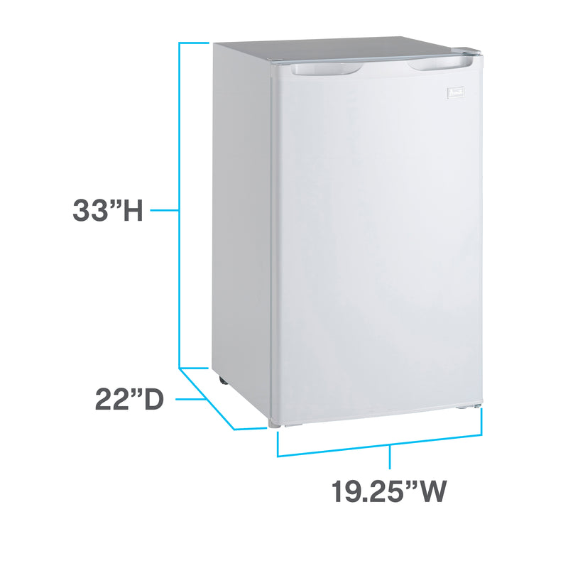 Avanti 4.4 cu. ft. Compact Refrigerator, Mini-Fridge, in Stainless Steel  (RM4436SS)