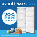 Avanti MaxxSpace Garage-Ready 23 cu. ft. Convertible Upright Freezer