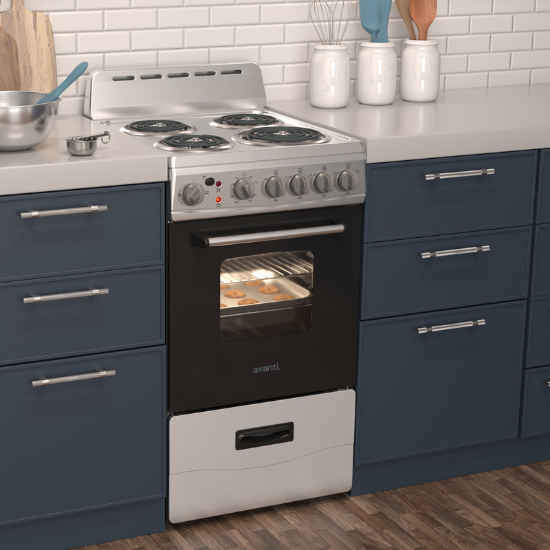 Avanti 20" Electric Range Oven with Framed Glass Door