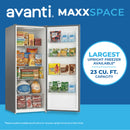Avanti MaxxSpace Garage-Ready 23 cu. ft. Convertible Upright Freezer