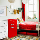 Avanti Retro Series Compact Refrigerator and Freezer, 3.0 cu. ft., in Red