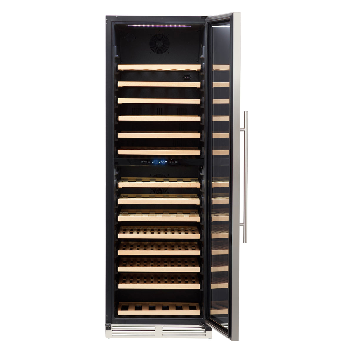 シンボリルドルフ AVANTI Avanti 163 Bottle Designer Series Dual-Zone Wine Cooler​, in
