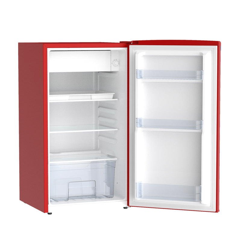 Avanti Retro Series Compact Refrigerator, Mini-Fridge, 3.1 cu. ft., in Red  (RMRS31X5R-IS)
