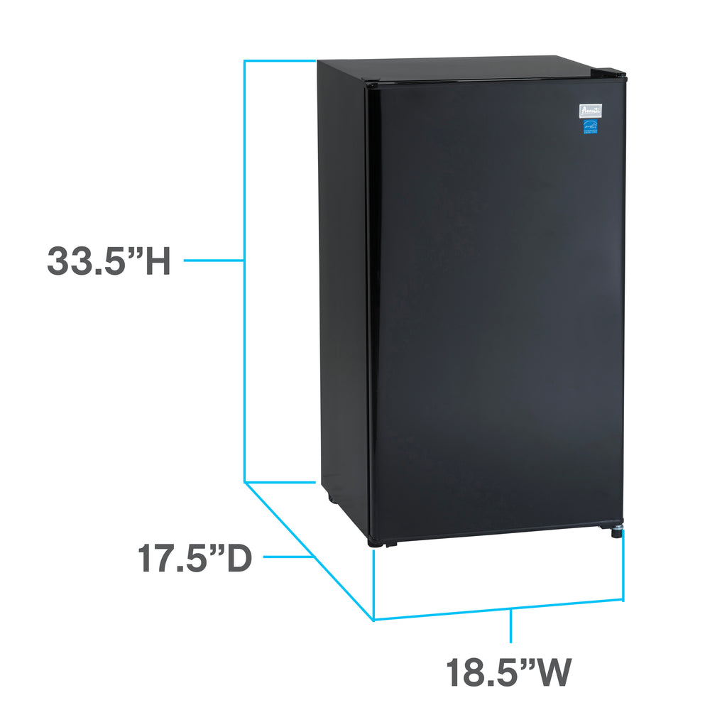 Avanti Retro Compact Refrigerator 2 Door 3 Cu Ft 34 H x 20 12 W x 18 D Red  - Office Depot