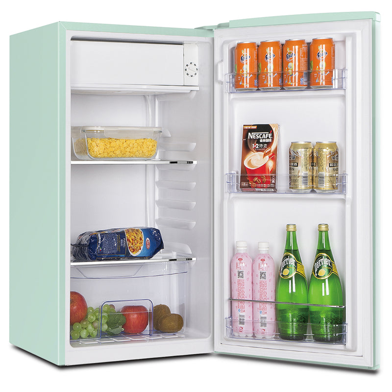 Avanti 19 in. 3.1 cu. ft. Mini Fridge with Freezer Compartment - Stainless  Steel with Black Cabinet