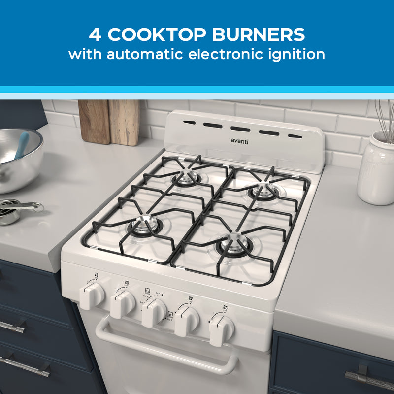 Avanti 20" Gas Range Oven